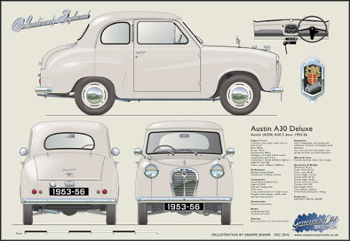 Austin A30 2 door Deluxe 1953-56